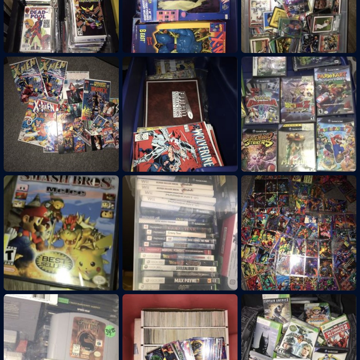 Storage unit full collectibles 